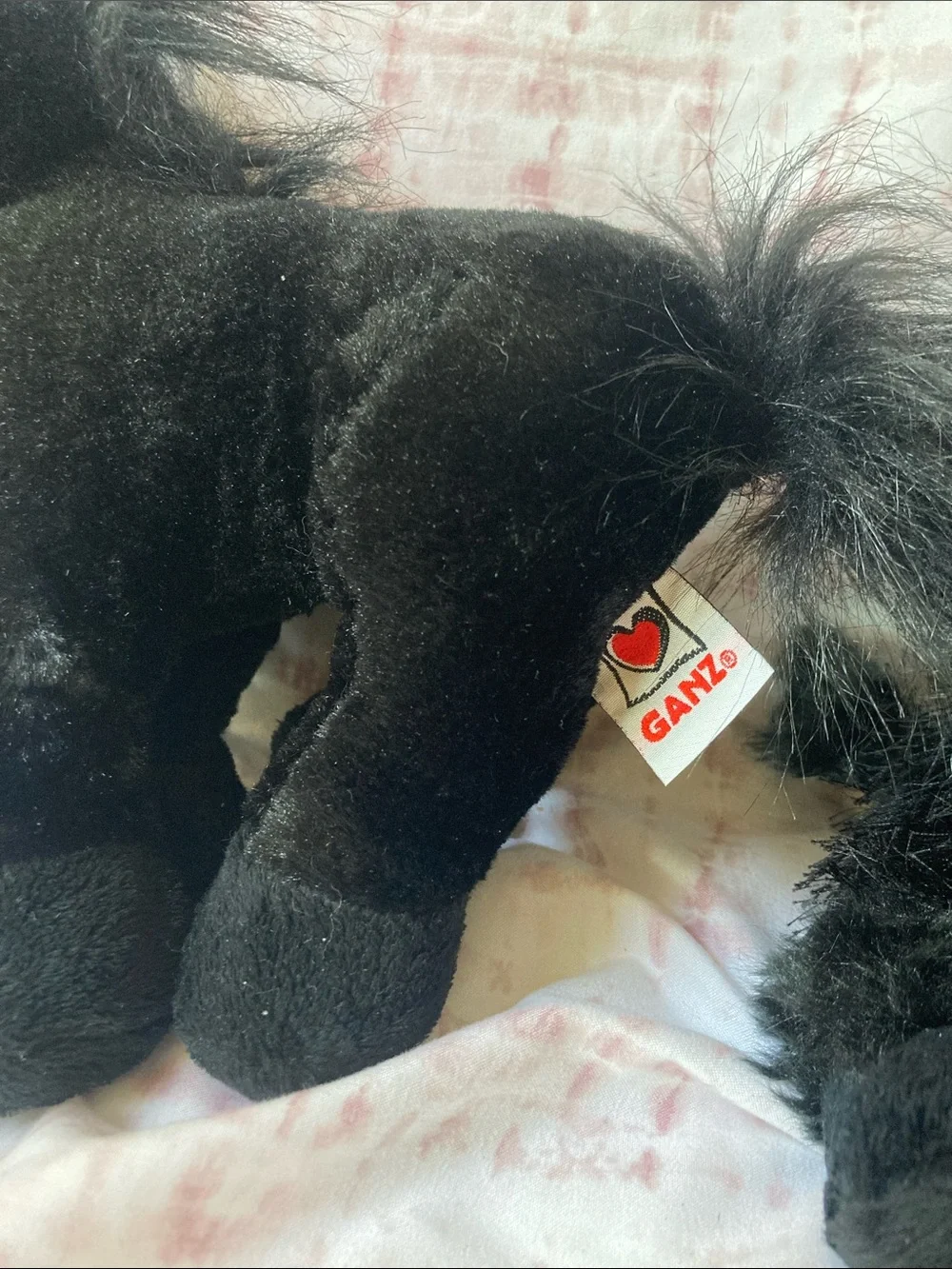 Ganz Webkinz Black Poodle & Black Stallion Horse Plush Retired No Code